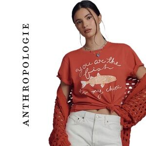 Anthropologie Letluv Graphic Tee
